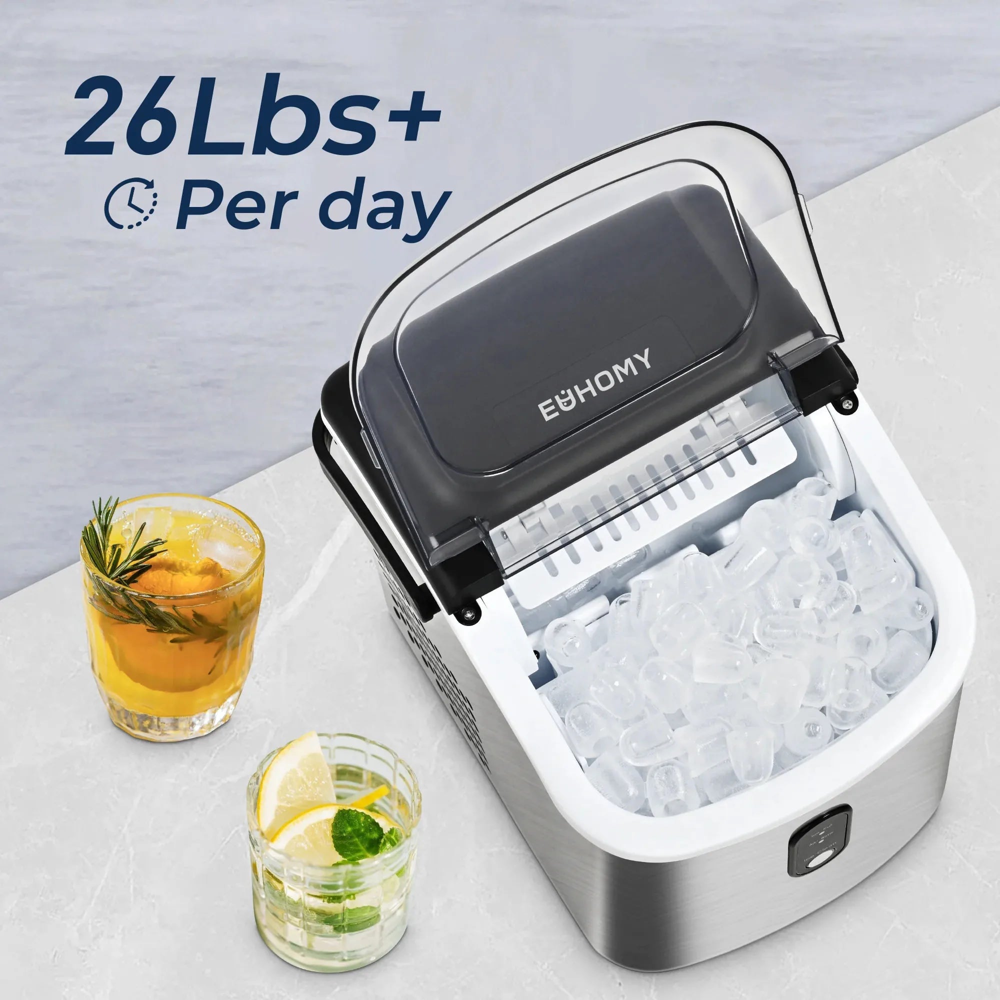 SIMZIFE Countertop Ice Maker Machine Portable