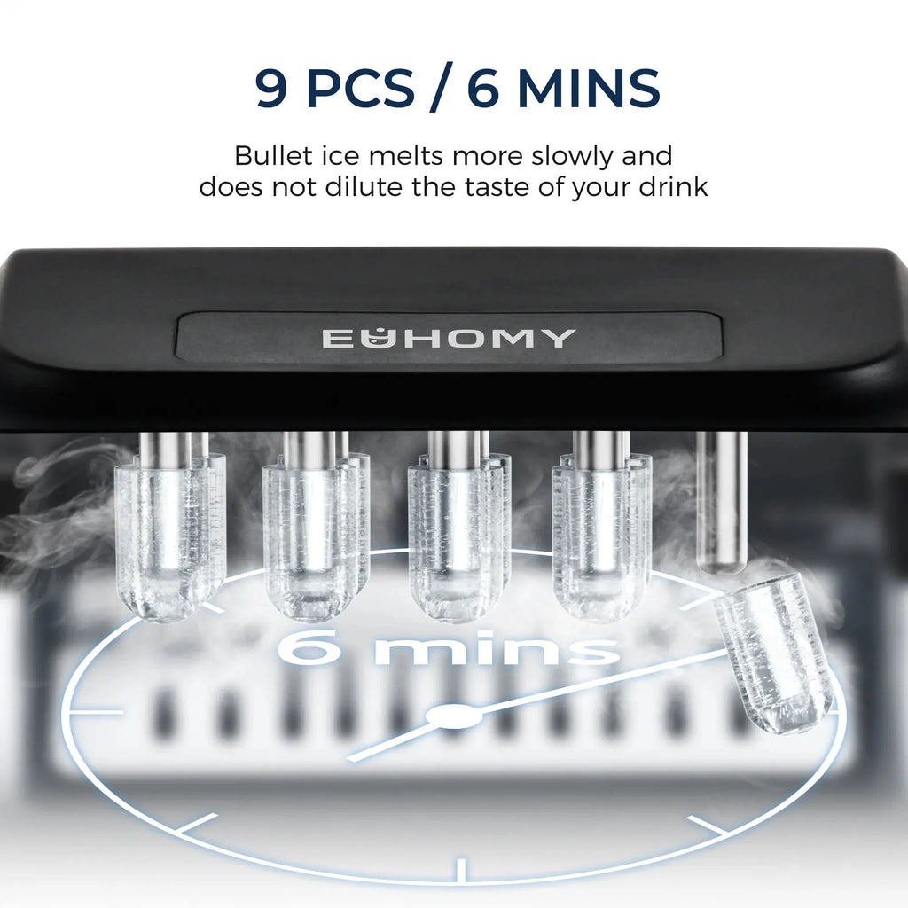 SIMZIFE Countertop Ice Maker Machine Portable